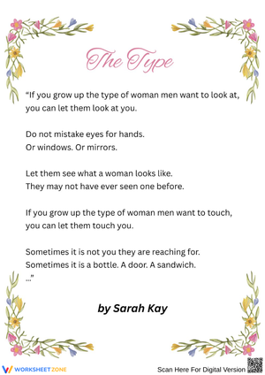 Slam Poetry Example: "The Type" by Sarah Kay