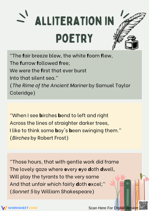 Alliteration Examples in Poetry