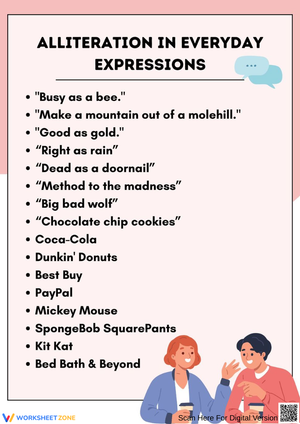 Alliteration Examples in Everyday Expressions