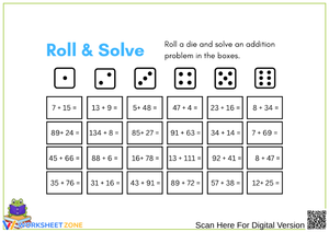 Roll and Solve Math Game