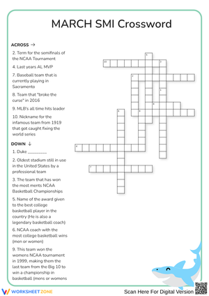 March SMI Crossword