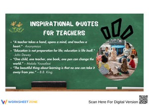 Inspirational Quotes for Teachers to Motivate Daily