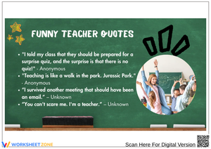Funny Teacher Quotes to Brighten Your School Day
