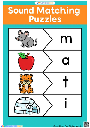 Sound Matching Puzzle for Phonological Awareness