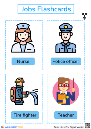 Printable Flashcards for Jobs