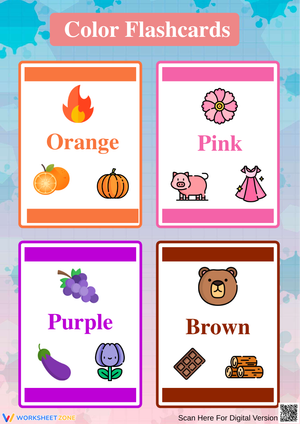 Printable Color Flashcards for Early Learners