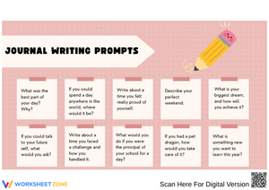 Creative Journal Writing Prompts for Kids