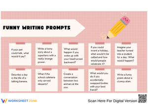 Funny Writing Prompts for Kids