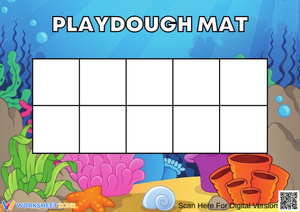 Under the Sea Playdough Mat
