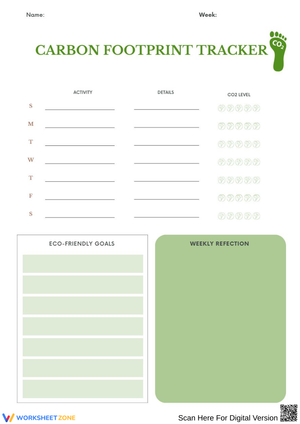 Weekly Carbon Footprint Tracker