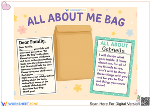 All About Me Bag Activity – First Day Jitters Activities