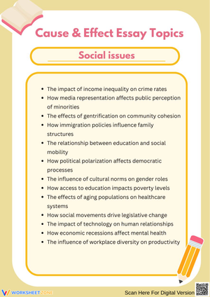 Cause and Effect Essay Topics: Social Issues
