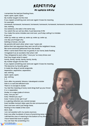 Repetition by Andrea Gibson – Spoken Word Poem Worksheet