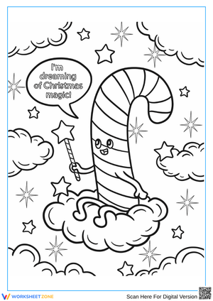 Christmas Candy Cane Coloring Pages for Kids – Festive Printable Fun
