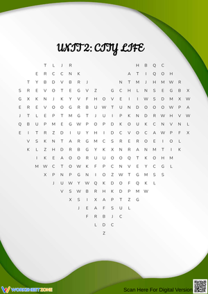 UNIT 2: CITY LIFE
