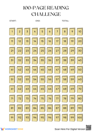 100-Page Reading Challenge Tracker