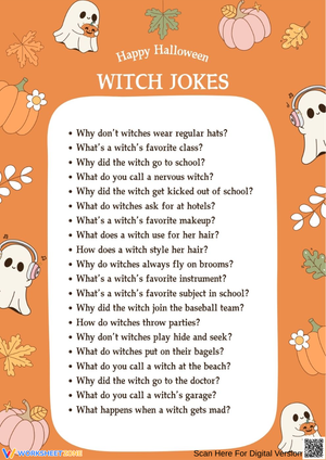 Silly Witch Jokes for Halloween Fun