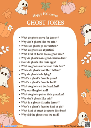 Funny Ghost Jokes for Halloween Laughs