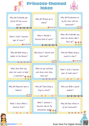 Princess-Themed Jokes for Kids