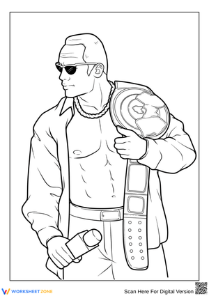 The Rock Coloring Pages – Champion Edition