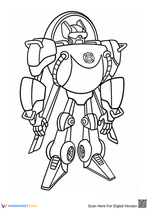 Transformers Rescue Bot Coloring Page