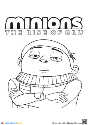 Gru Coloring Page – The Rise of Gru Printable