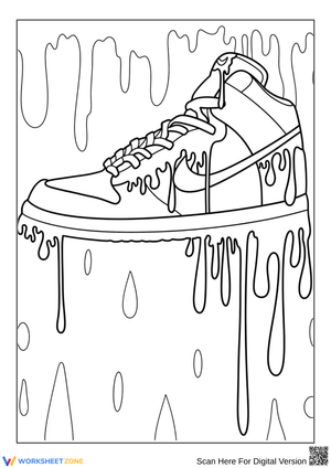 Air Jordan Sneakers Coloring Pages