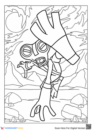 Ben 10 Alien Form Coloring Page – Wild Alien Energy