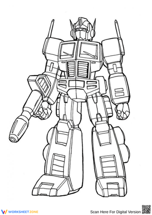 Megatron Coloring Page for Kids