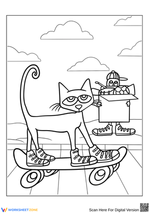 Pete the Cat Coloring Pages