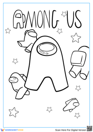 Among Us Ejected Coloring Page