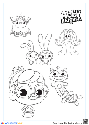 Adorable Abby Hatcher and Fuzzly Friends