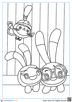 Printable Abby Hatcher Fuzzly Friends Coloring Page