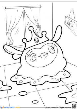 Abby Hatcher Princess Flug Coloring Page