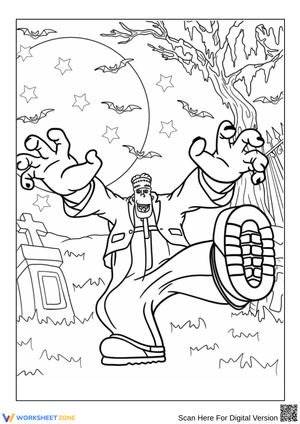 Hotel Transylvania Frankenstein Coloring Page