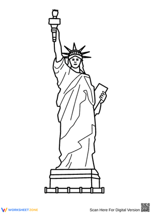 Statue of Liberty Coloring Page