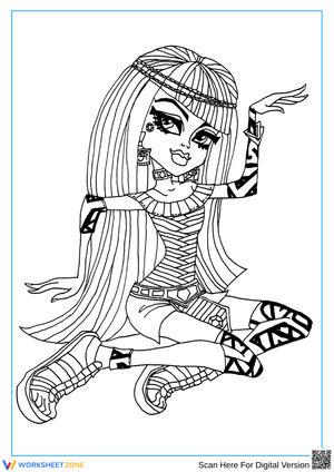 Monster High Coloring Pages – Cleo de Nile