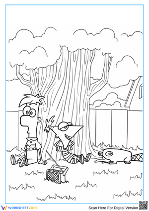 Printable Phineas and Ferb Coloring Pages