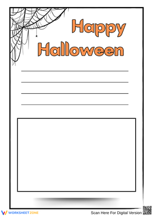 Spooky Halloween Card for Kids to Personalize