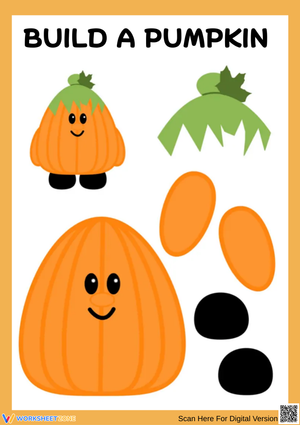Build-a-Pumpkin Printable Craft for Kids