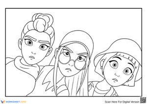 K-Pop Demon Hunters Coloring Page – Curious Expressions