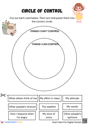 Circle of Control – What I Can and Can’t Control