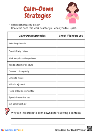 Calm-Down Strategies – What Helps Me Cool Off
