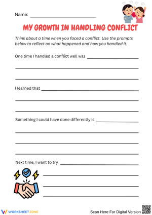 Reflection Journal – My Growth in Handling Conflict