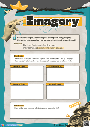 Imagery Poem Writing Activity: Use the Five Senses in Poetry