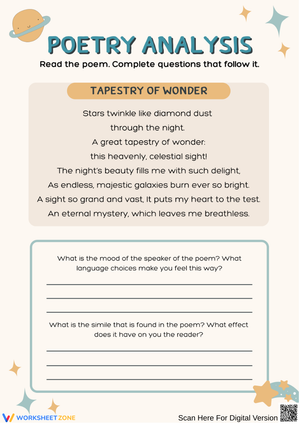 Tapestry of Wonder Poetry Analysis