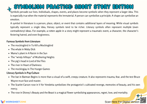 Symbolism Practice: Short Story Edition