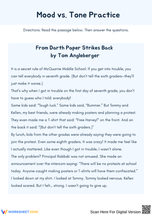 Mood and Tone Practice