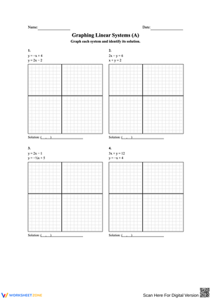Graphing Linear Systems (A)