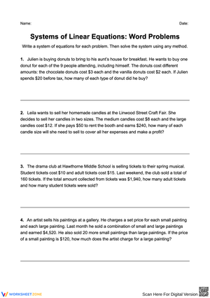 Systems of Linear Equations_ Word Problems